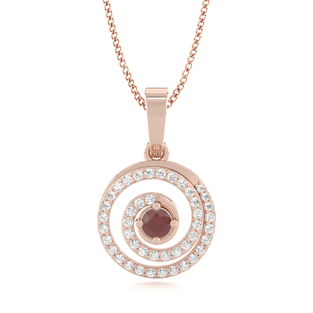 Swril RubyGemstone Jewellery