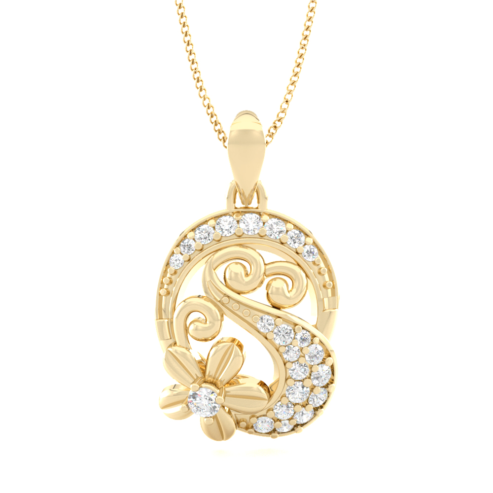 Blissful CloverDiamond Pendants