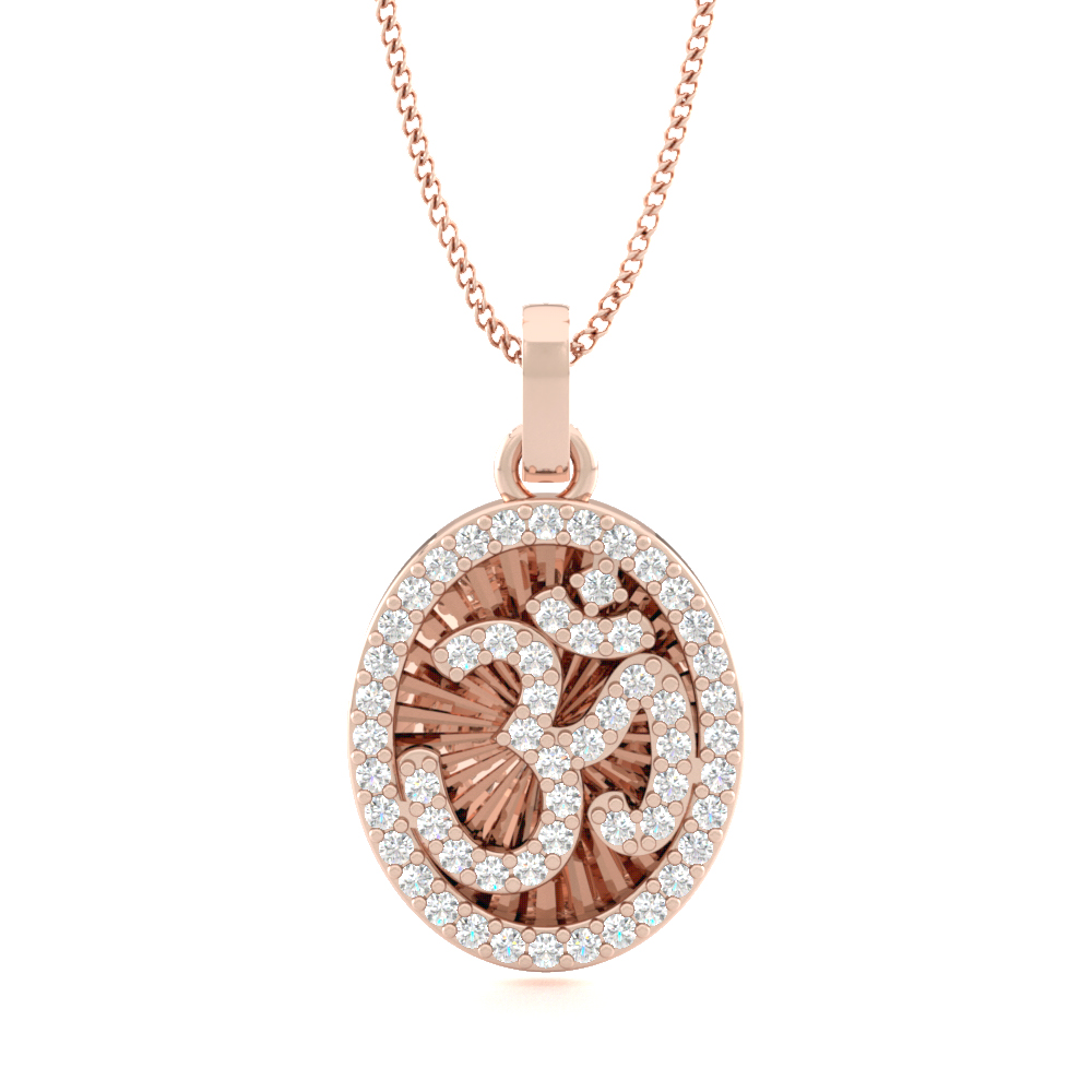 Om PendantCluster Diamond Pendants