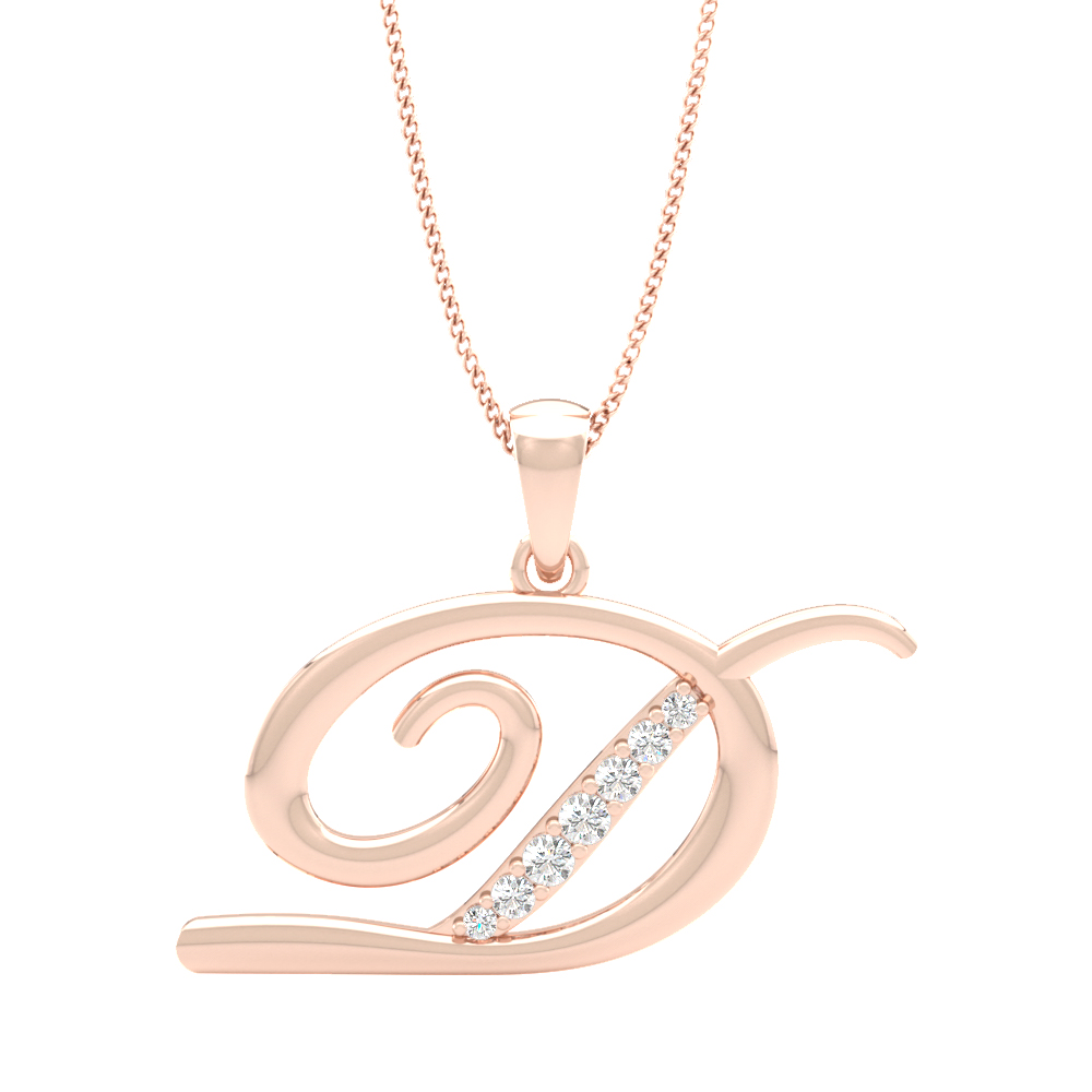 Alphabet D Pendant