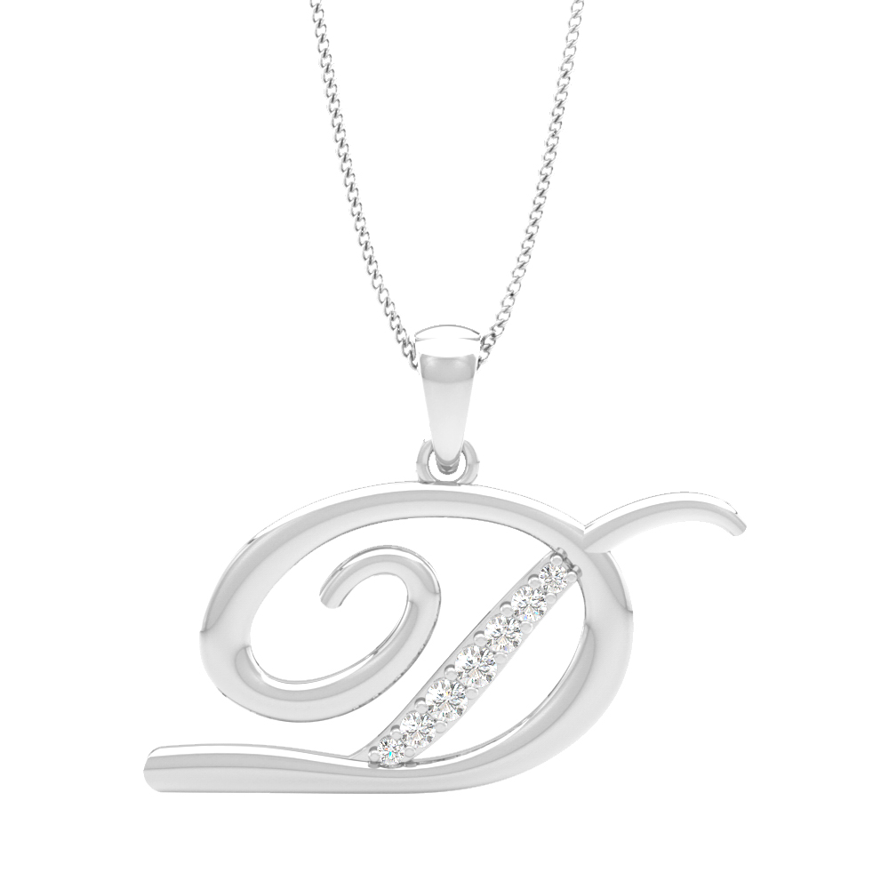 Alphabet D PendantDiamond Pendants