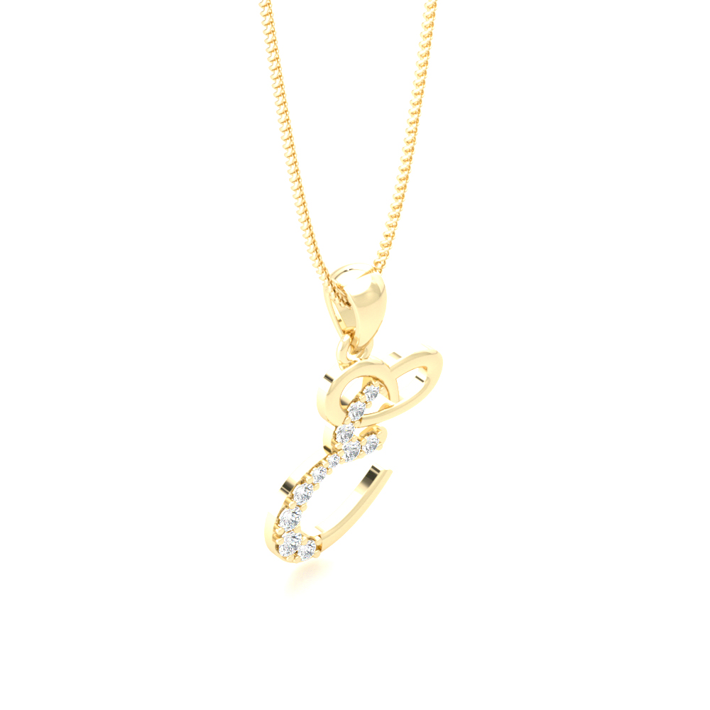 Alphabet E Pendant