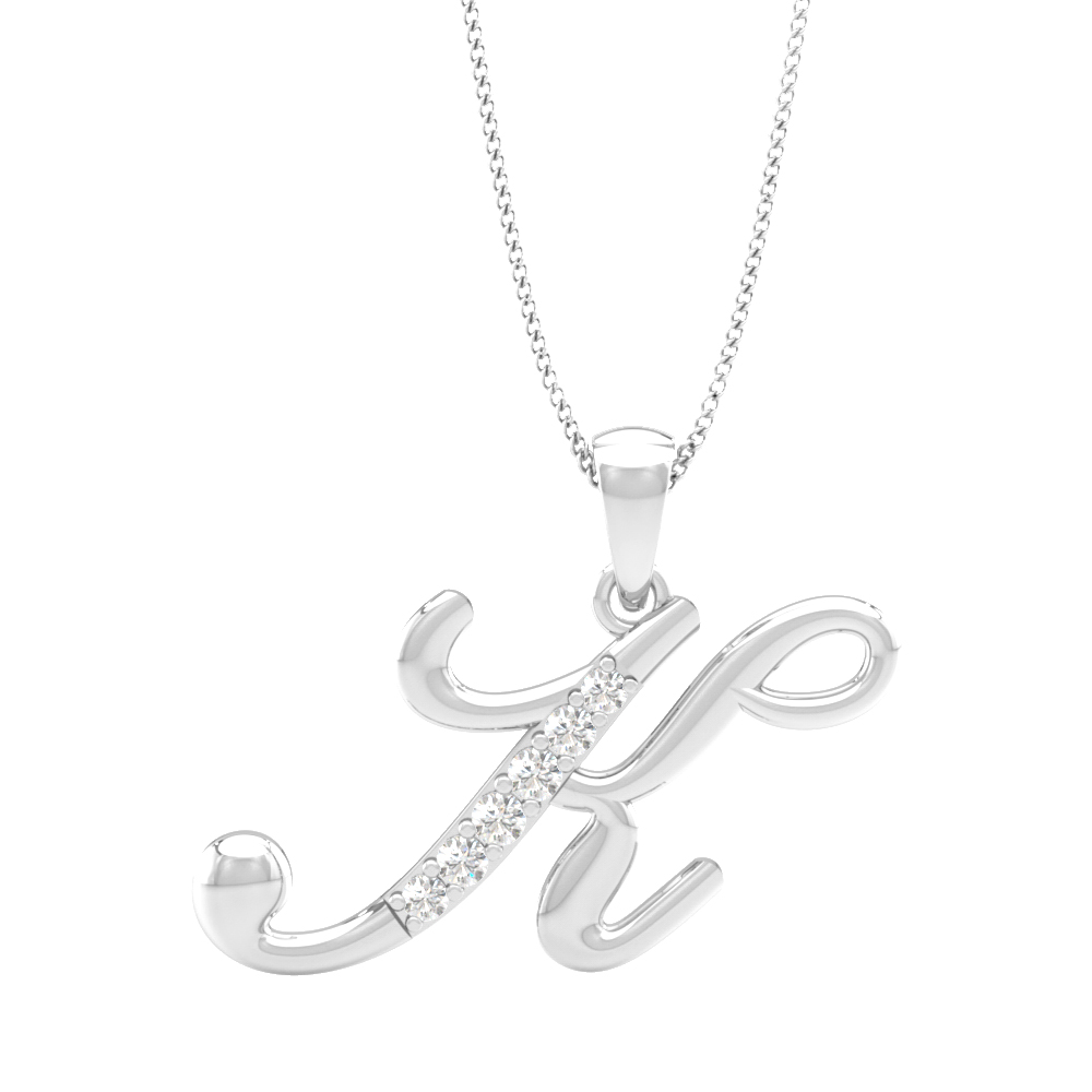 Alphabet K PendantDiamond Pendants