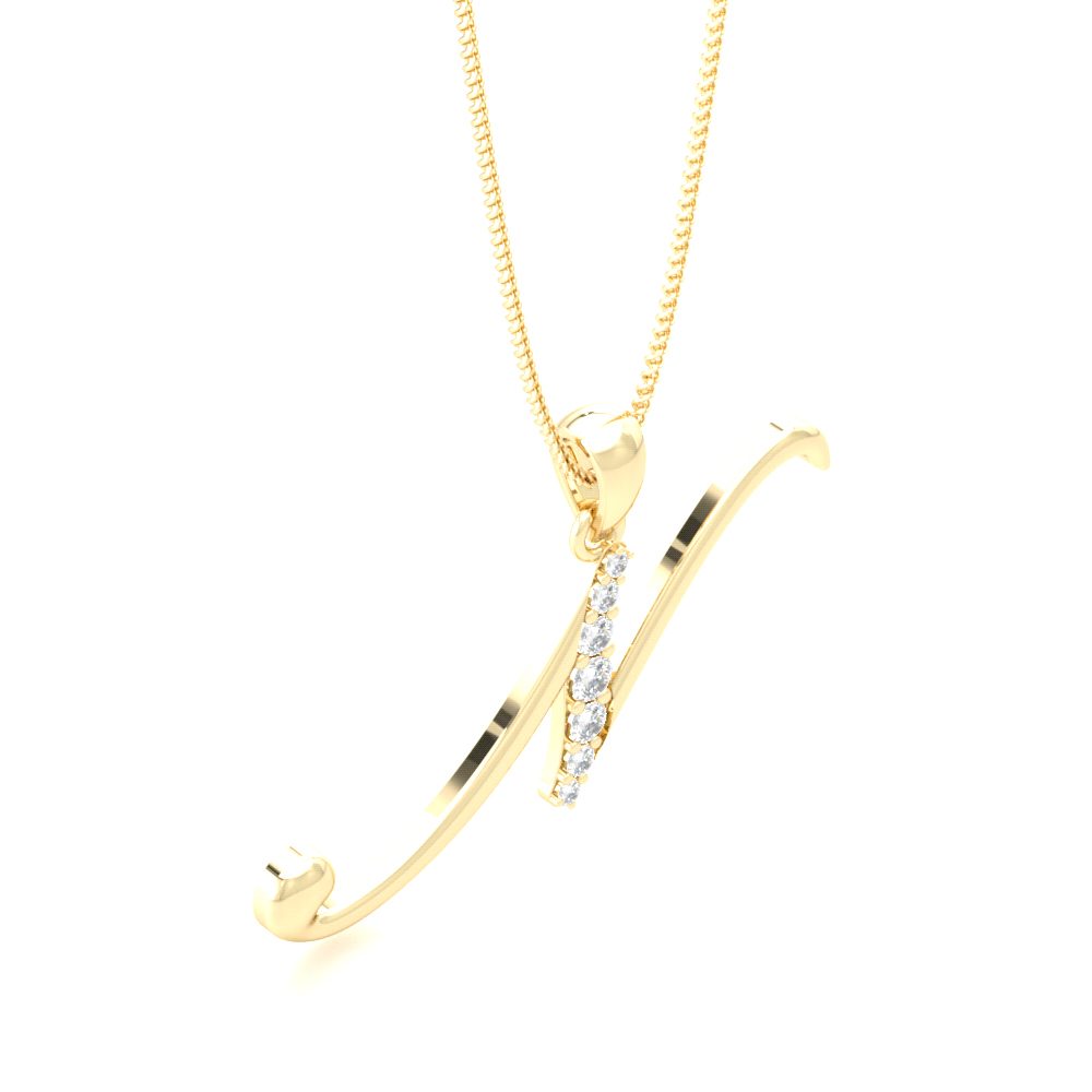 Alphabet N Pendant