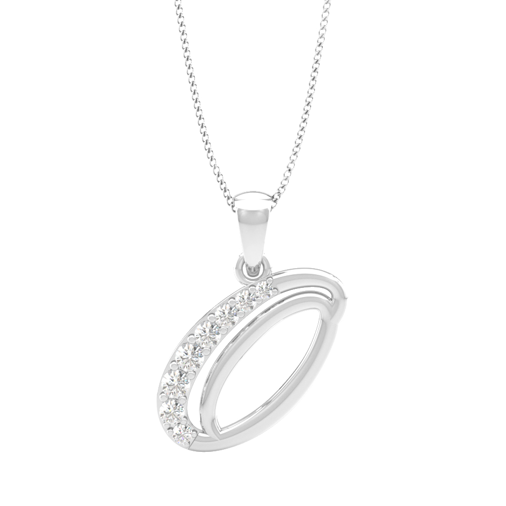 Alphabet O PendantDiamond Pendants