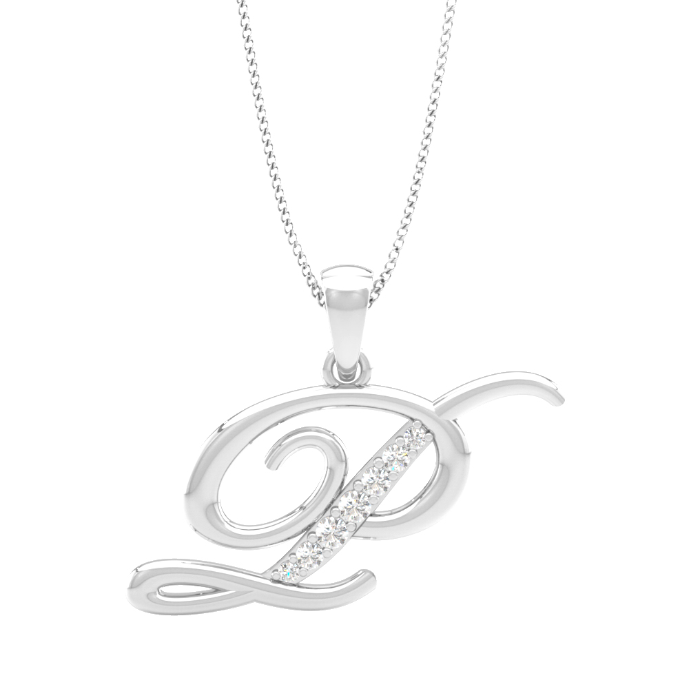 Alphabet P PendantDiamond Pendants