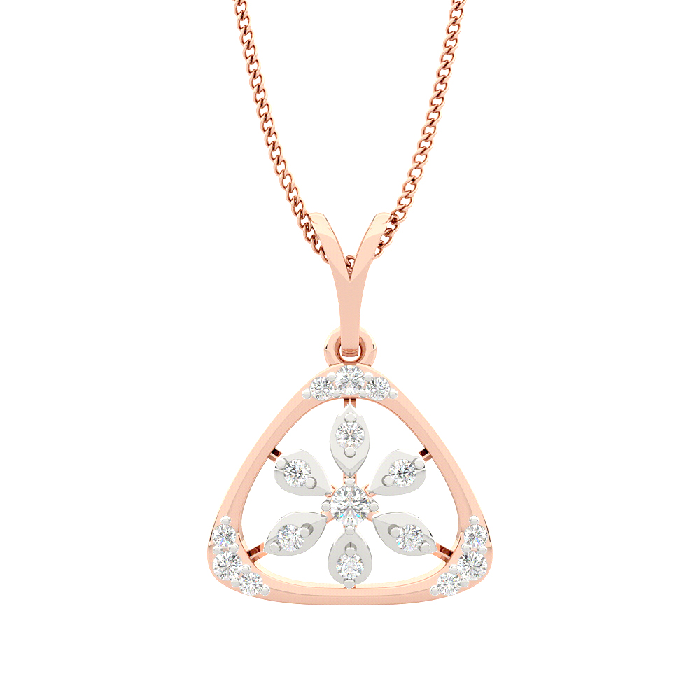 Intrigue NarcissusHeart Diamond Pendants