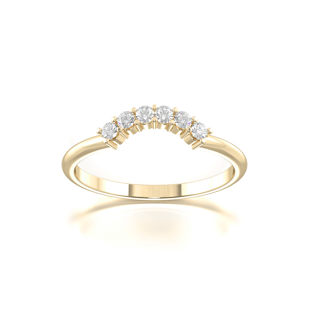 handmade four diamonds ring - OONA Collections