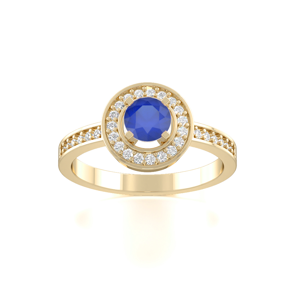 Delphini Blue SapphireGemstone Rings