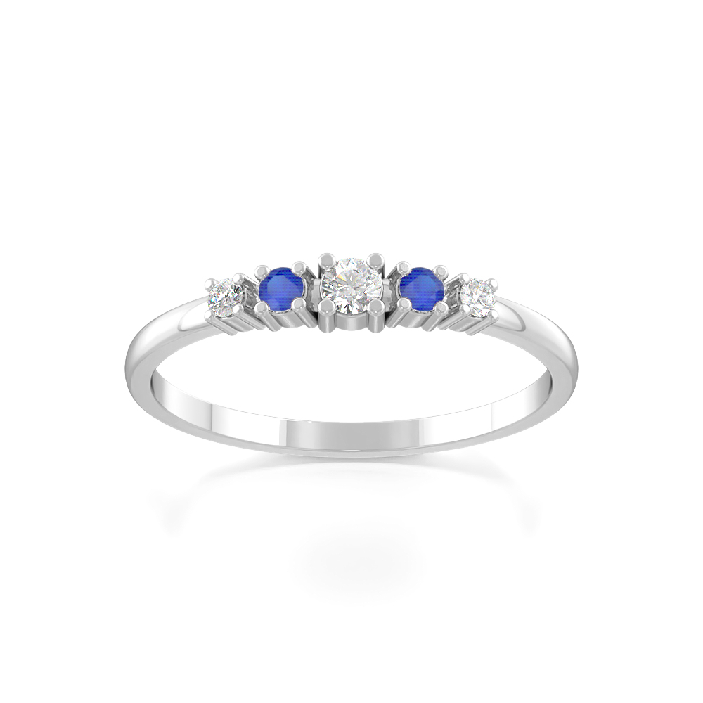 Pegasi Blue SapphireGemstone Rings