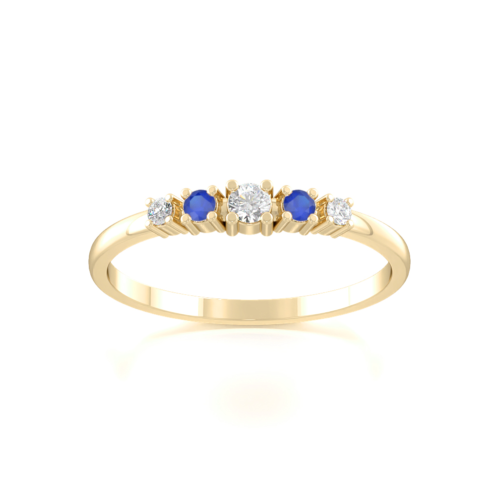Pegasi Blue SapphireGemstone Rings