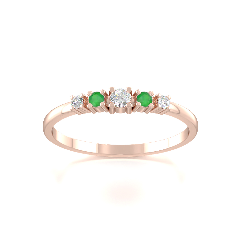 Pegasi EmeraldGemstone Rings
