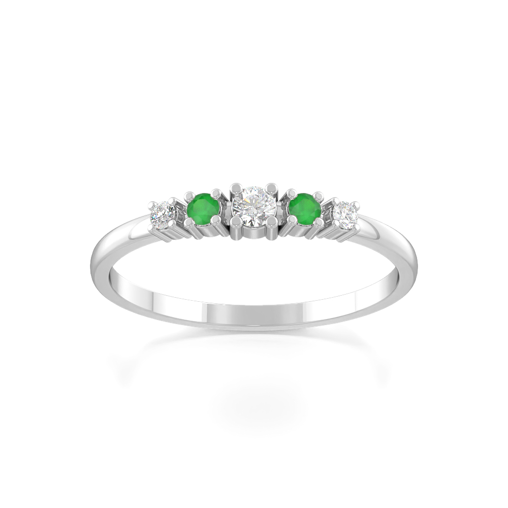 Pegasi EmeraldGemstone Rings