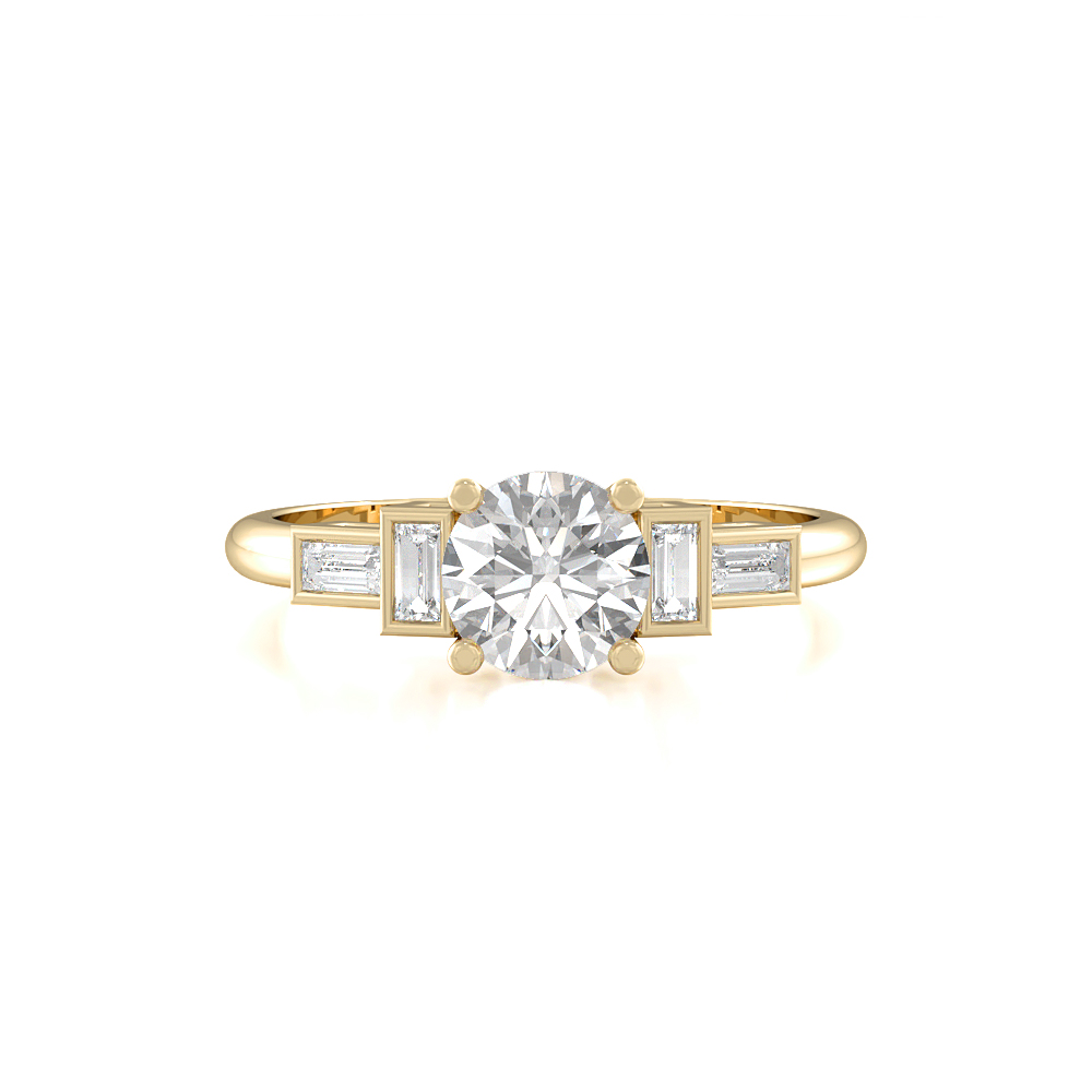 Baguette Solitaire Ring