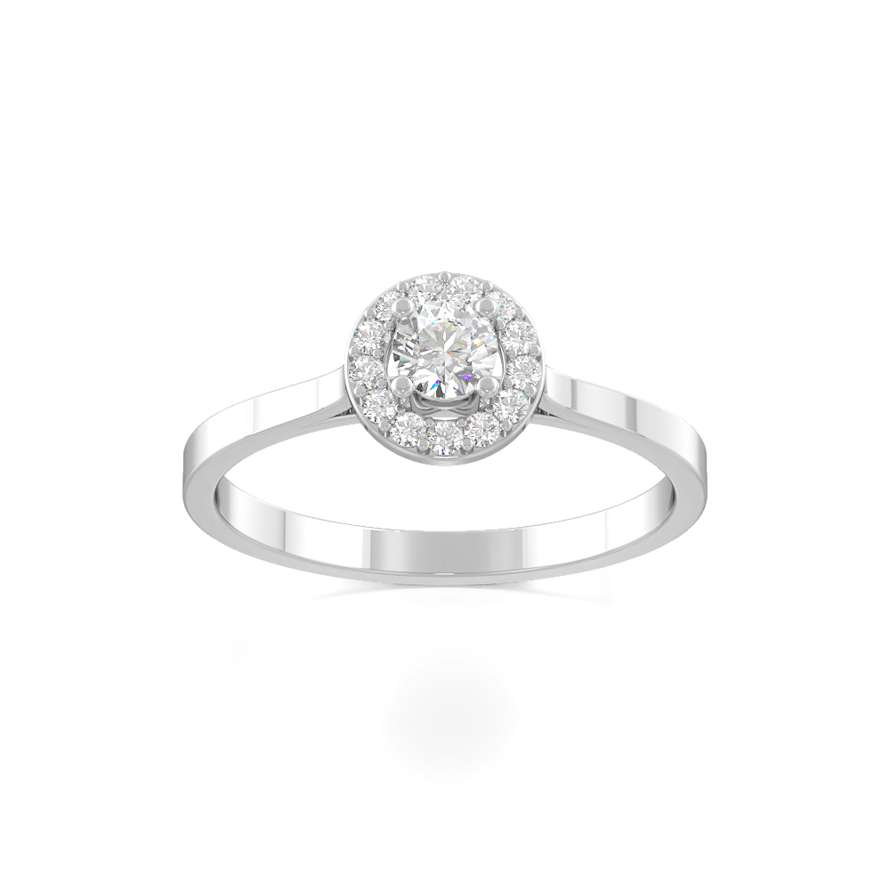 AgattiHalo Diamond Rings