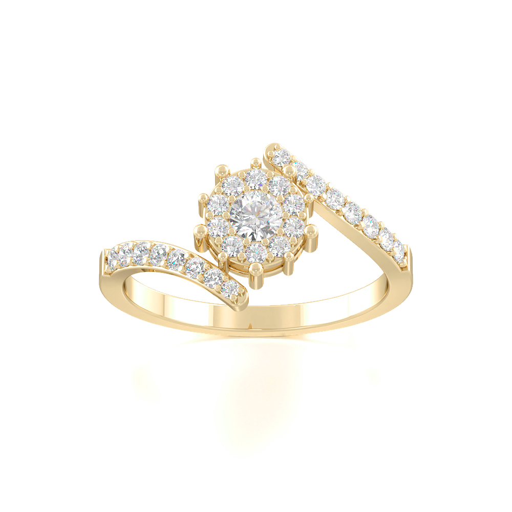 OrchhaHalo Diamond Rings