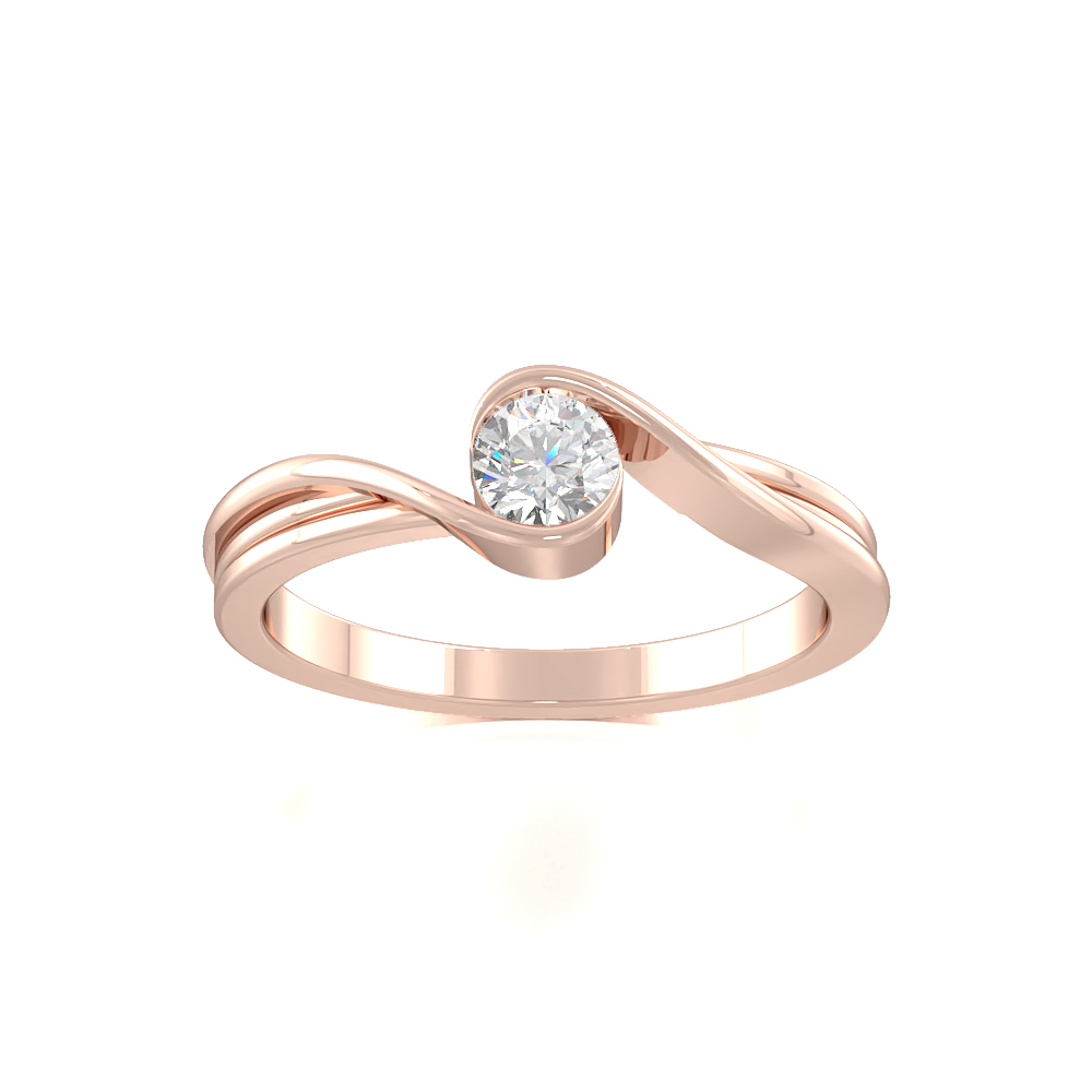 Elfin BezelSolitaire Diamond Rings