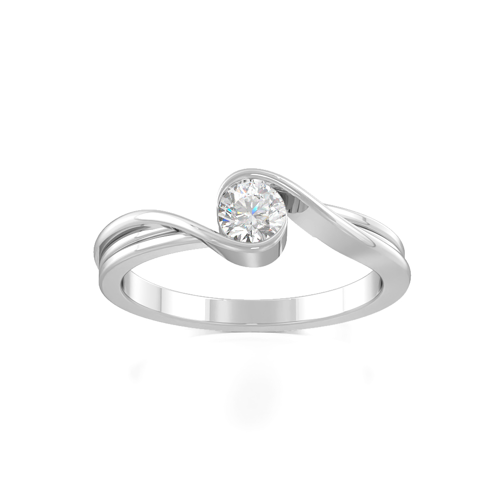 Elfin BezelSolitaire Diamond Rings