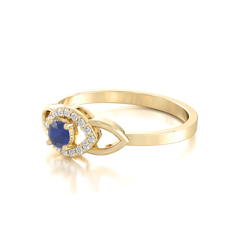 Sphere Eye Blue Sapphire