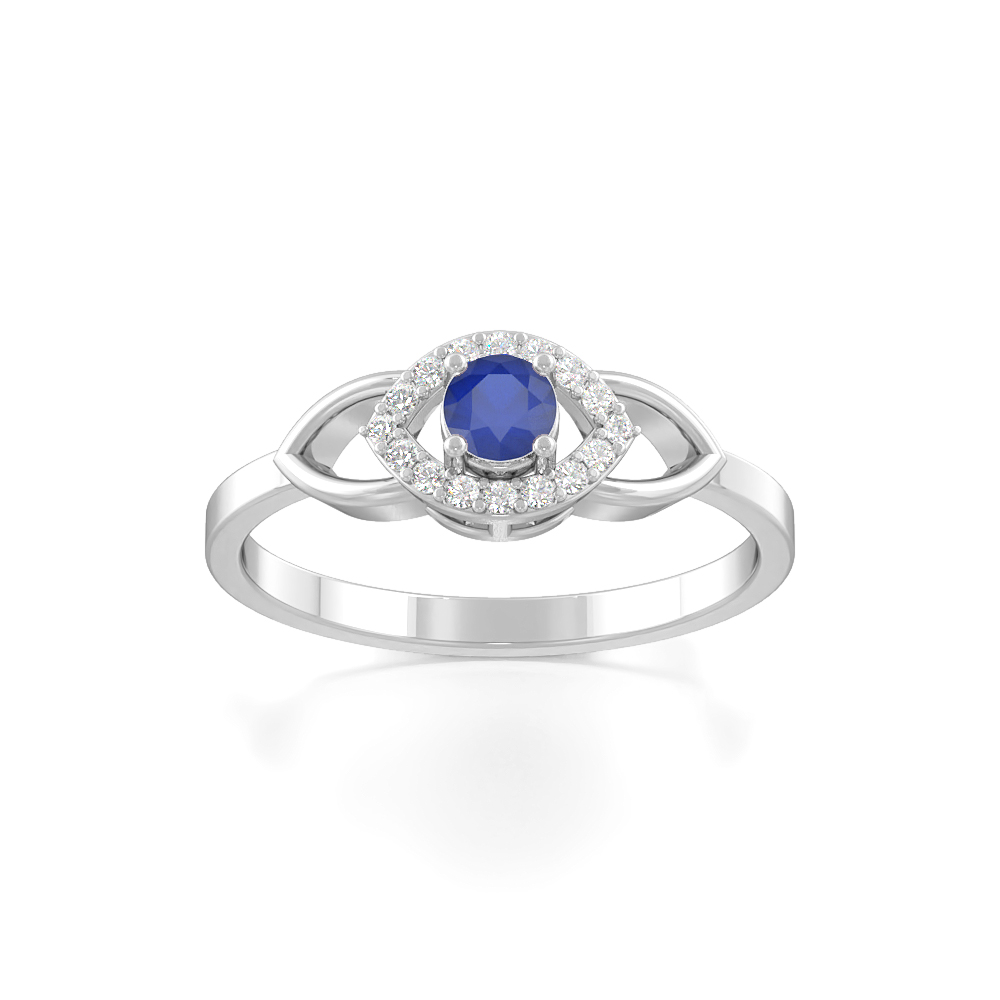 Sphere Eye Blue SapphireGemstone Jewellery