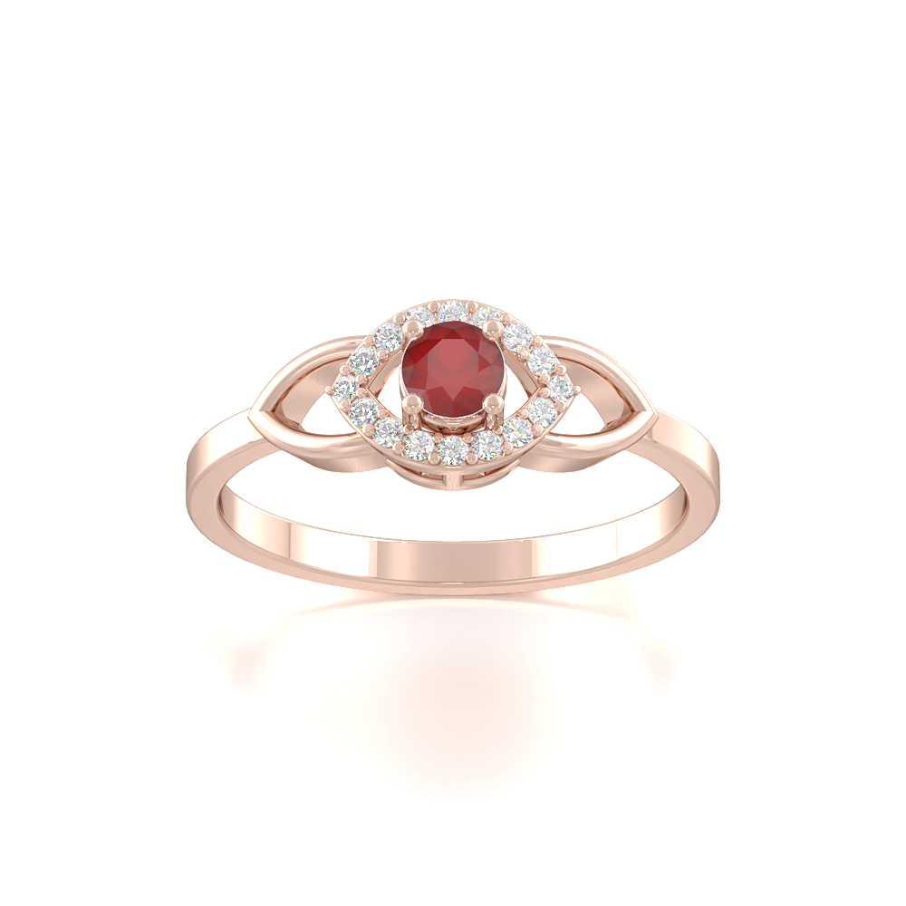 Sphere Eye RubyGemstone Jewellery