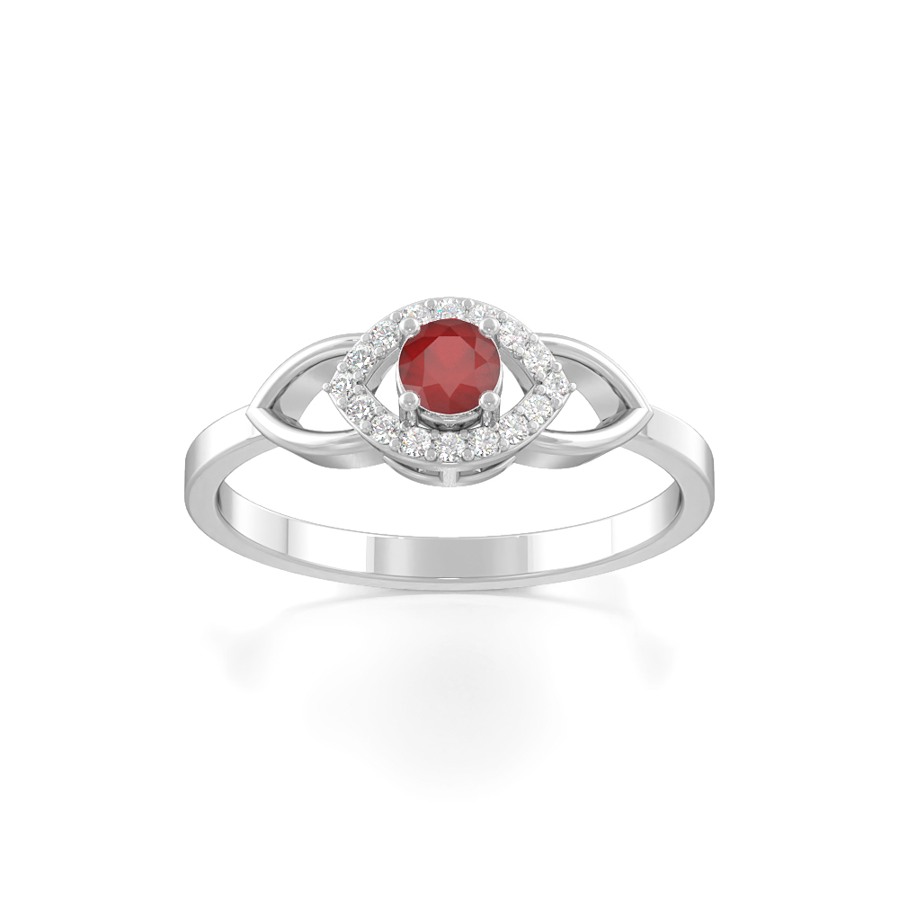 Sphere Eye RubyGemstone Jewellery