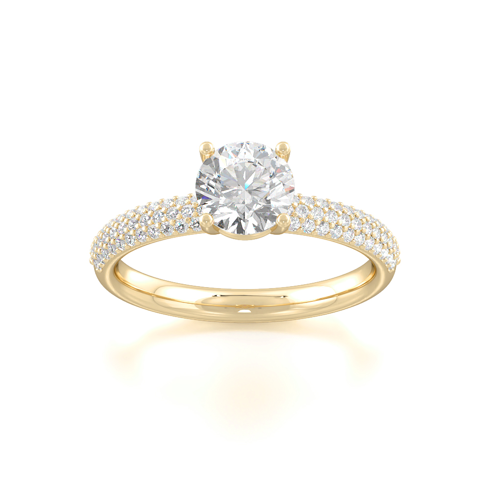 Pretty KernelEngagement Rings