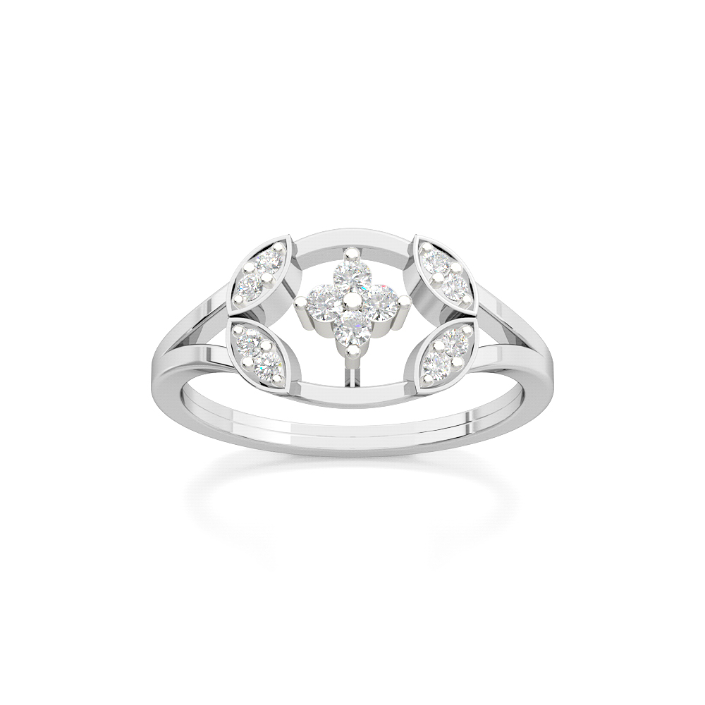 LilacCluster Diamond Ring