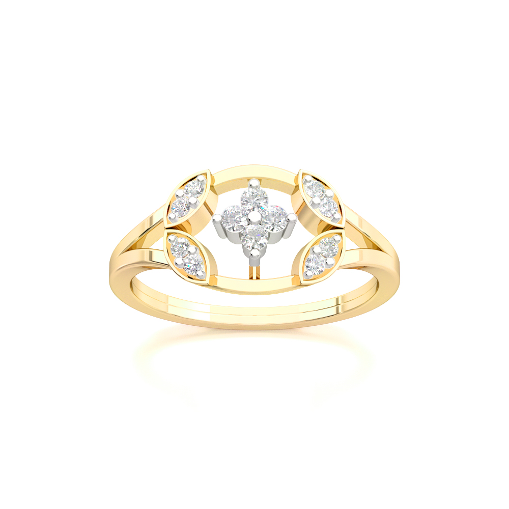 LilacCluster Diamond Ring