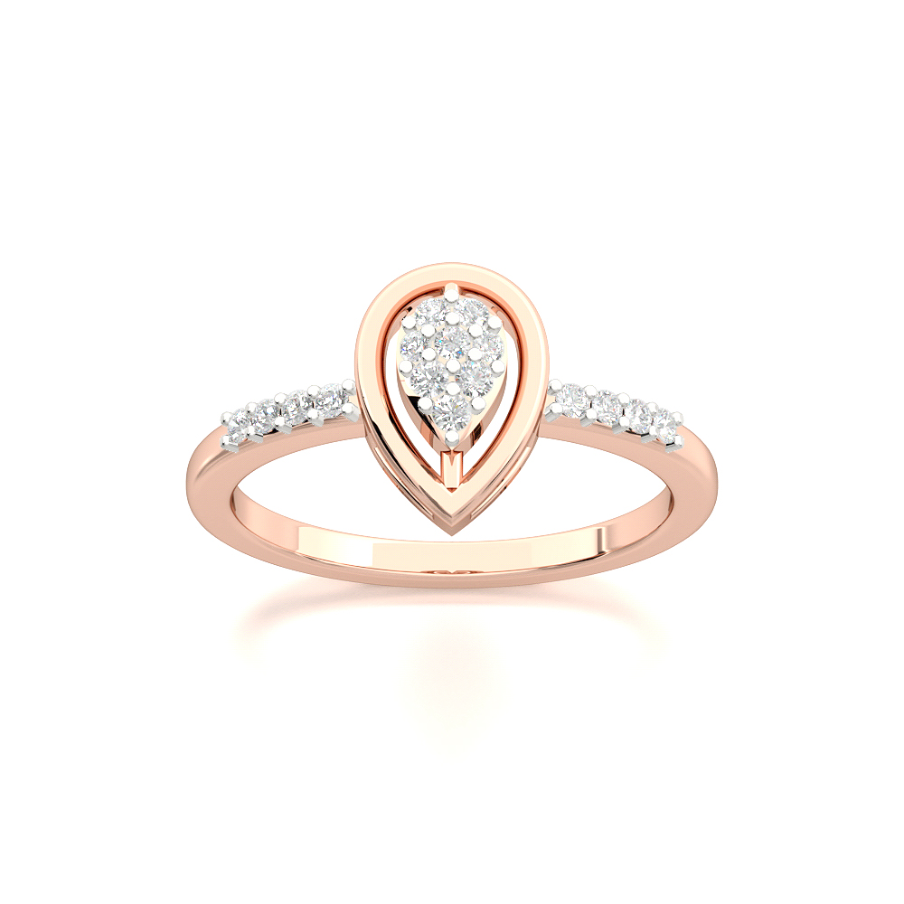 Pear RingSolitaire Diamond Rings