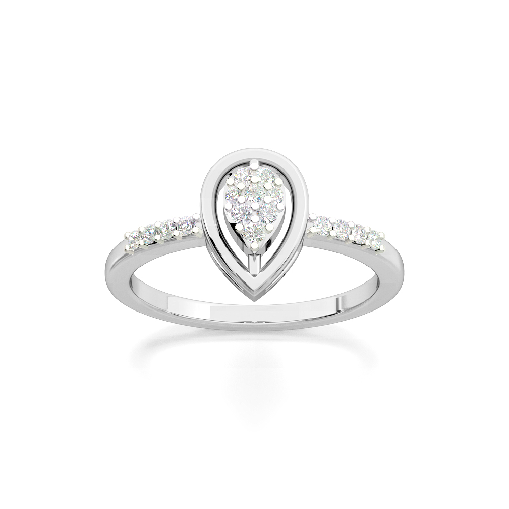 Pear RingCluster Diamond Ring