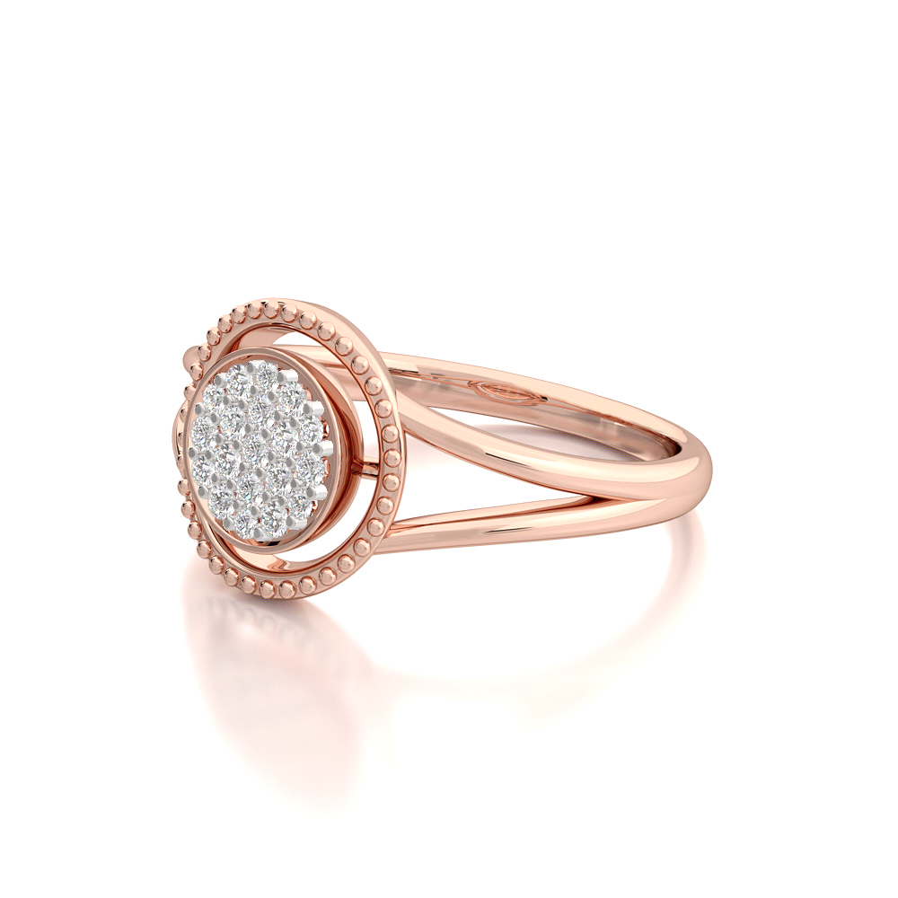 Daydream Circle RingCluster Diamond Ring