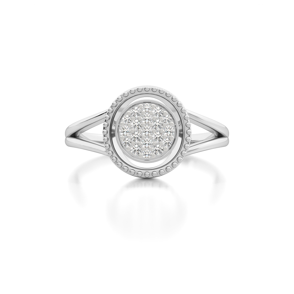 Daydream Circle RingSolitaire Diamond Rings