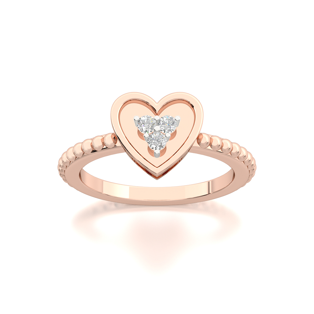 Core HeartCluster Diamond Ring