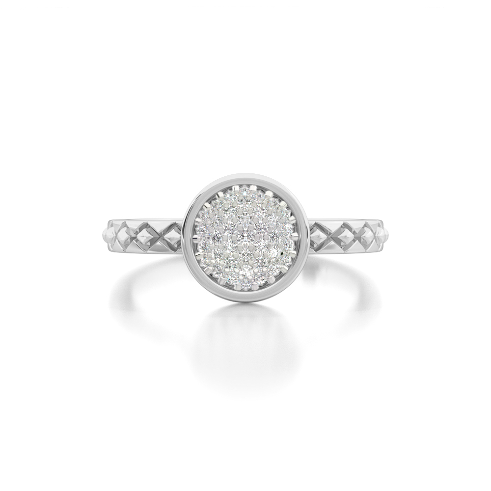 Claire Cluster RingSolitaire Diamond Rings