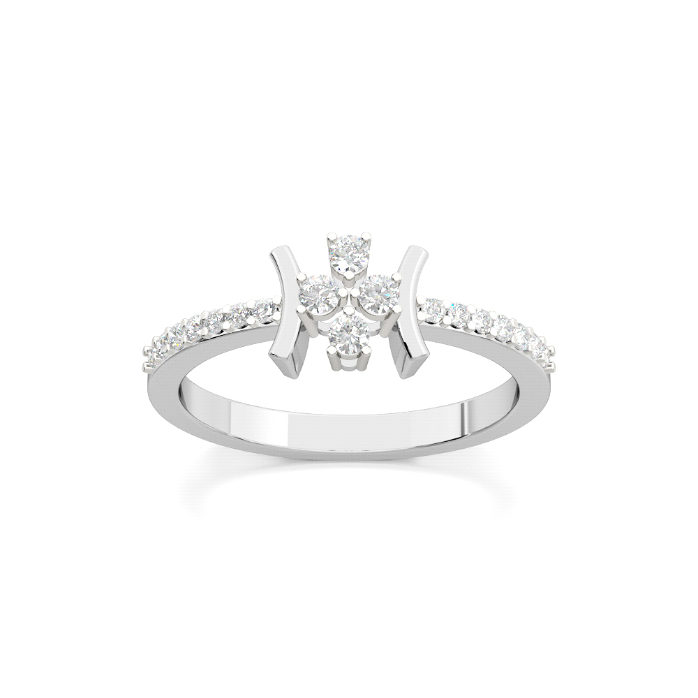 Get Groovy RingCluster Diamond Ring