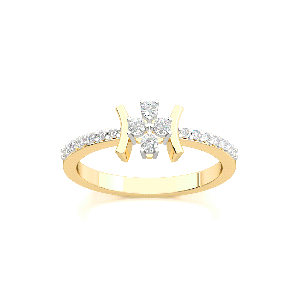 Get Groovy RingCluster Diamond Ring