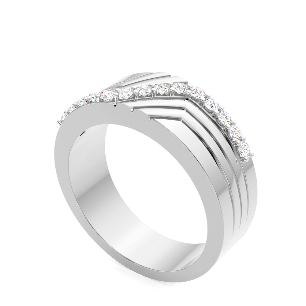 Upwards Diamond Band