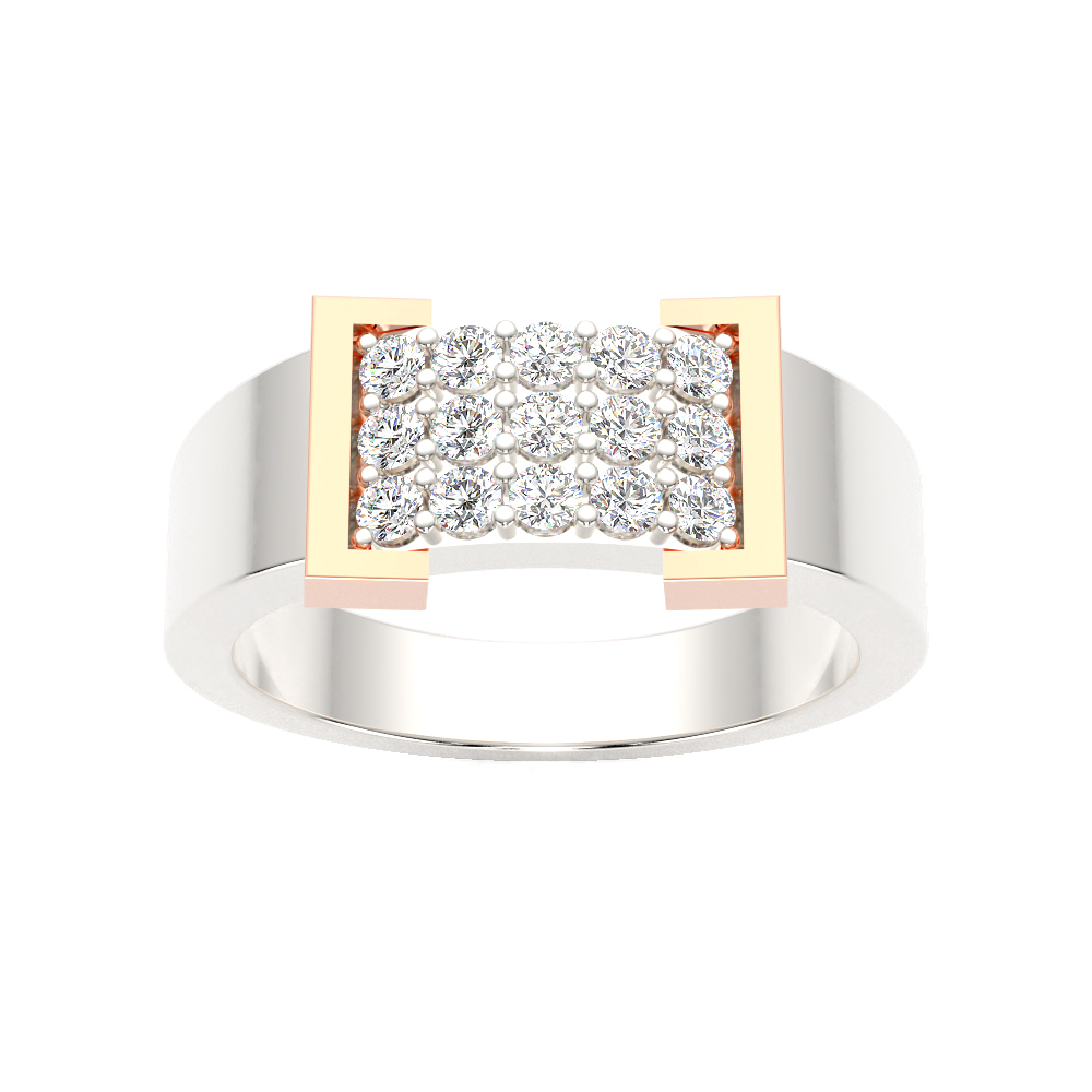 Collier Diamond Ring For HimJewellery