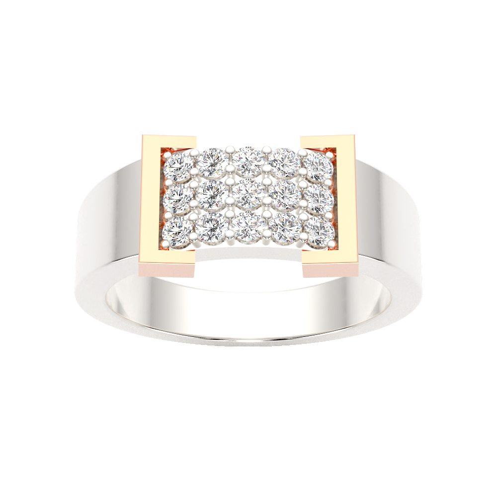 Collier Diamond Ring For HimWedding Rings