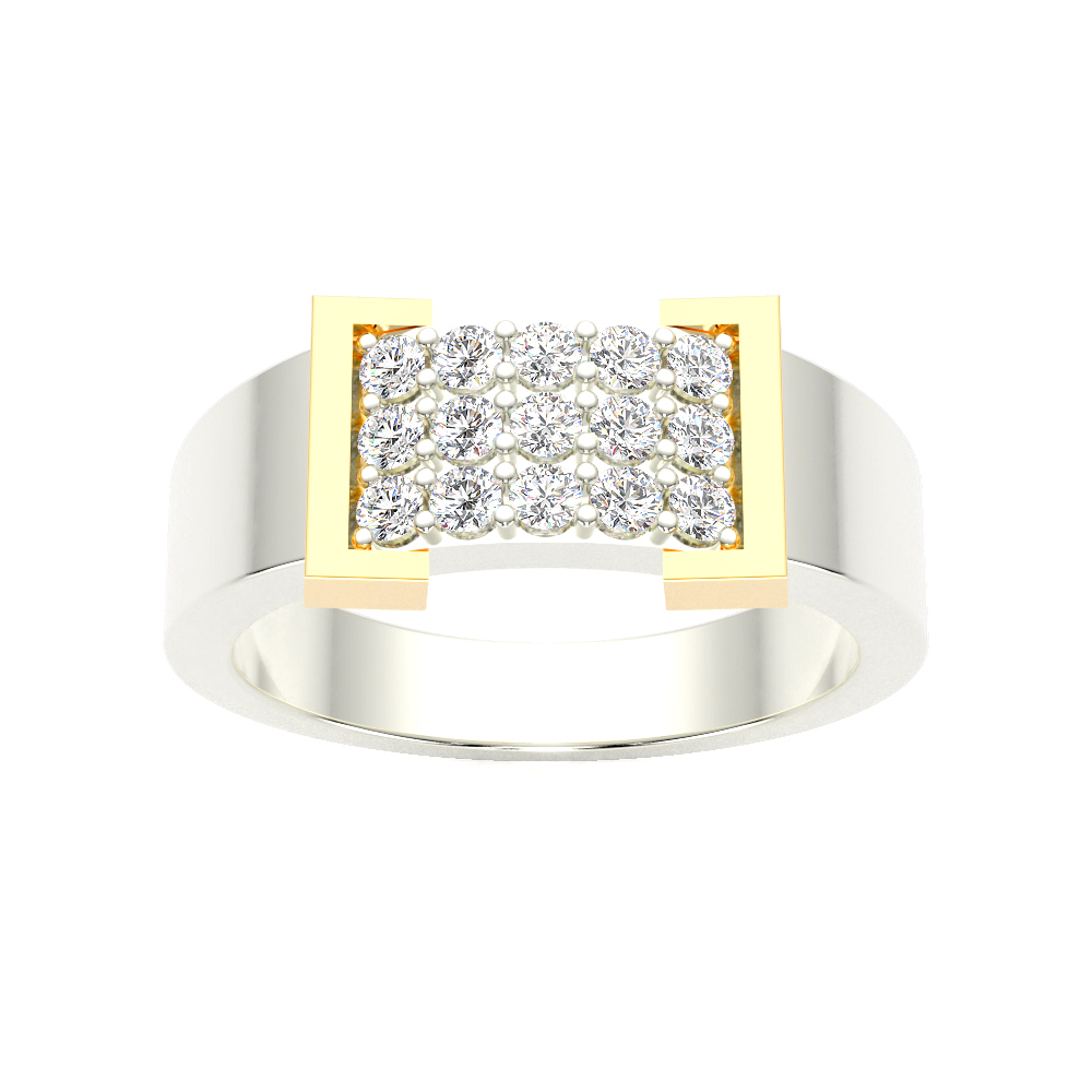 Collier Diamond Ring For HimRings