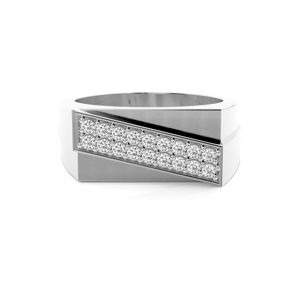 French Pose Diamond Ring