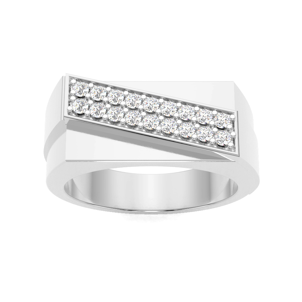 French Pose Diamond RingMen Diamond Rings