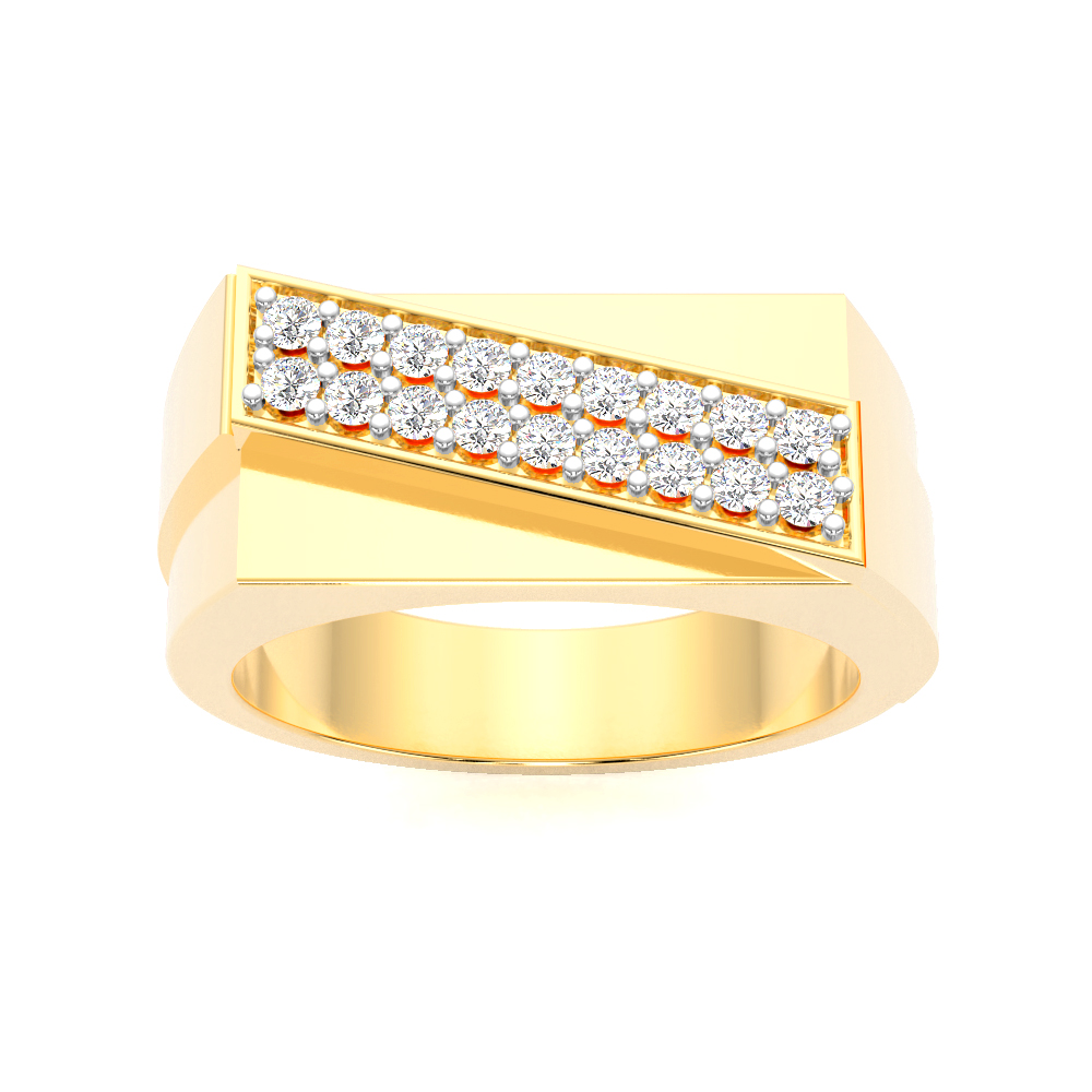 French Pose Diamond Ring
