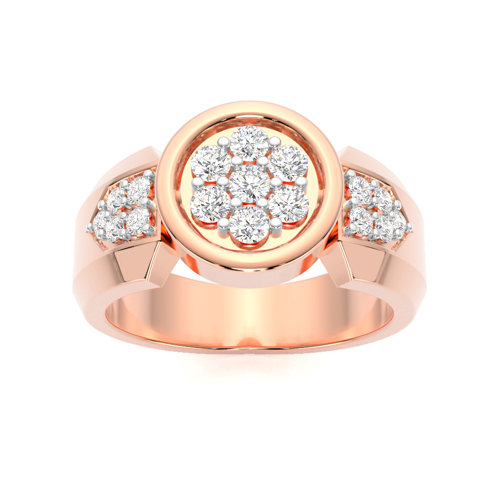 Round Diamond Ring For MenJewellery